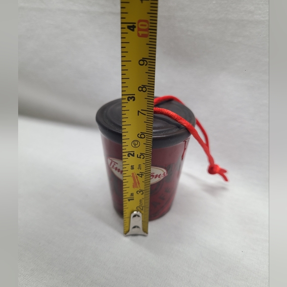 Tim Hortons Cup Ceramic Christmas Ornament 2010 Always Fresh Take Out Coffee - Picture 4 of 4